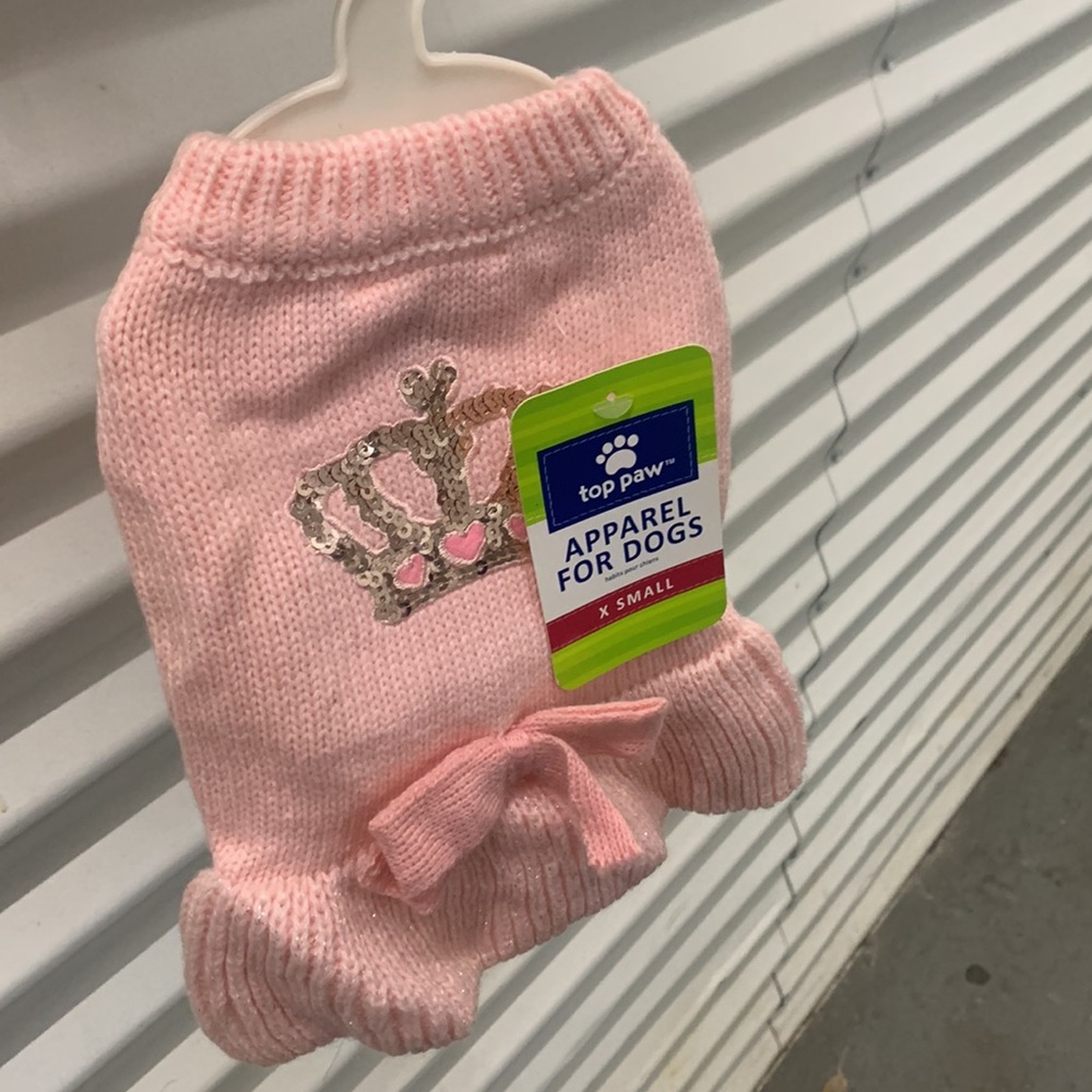 Dog Crown Sweater Dress